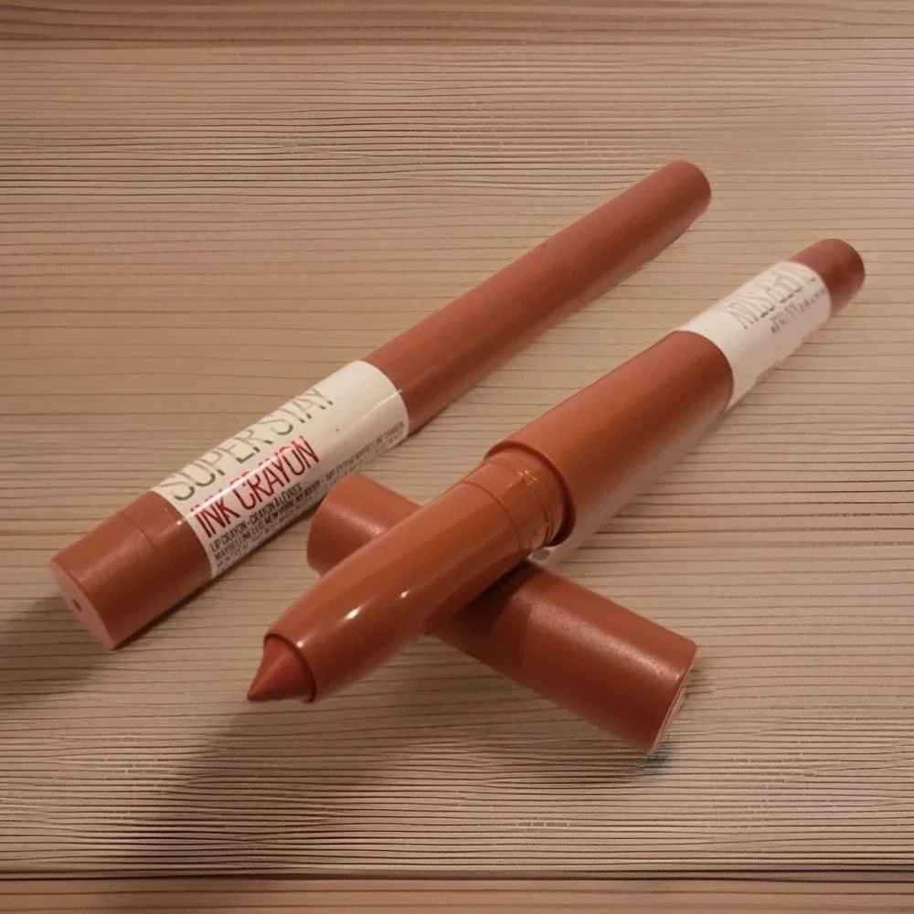 Maybelline Super Stay Lip Ink Crayon & Sharpener # 160 Stop‎ at Nothing 0.04oz